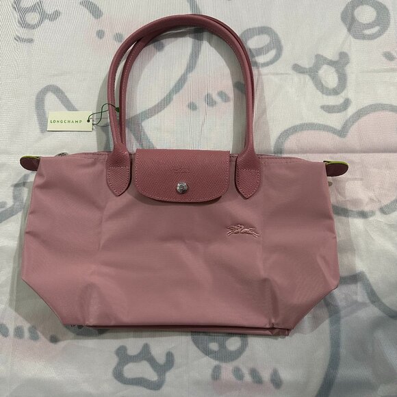 Longchamp Pink Large Capacity Folding Shoulder Tote Bag - Picture 1 of 6